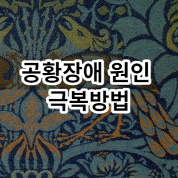 공황장애 원인 극복방법