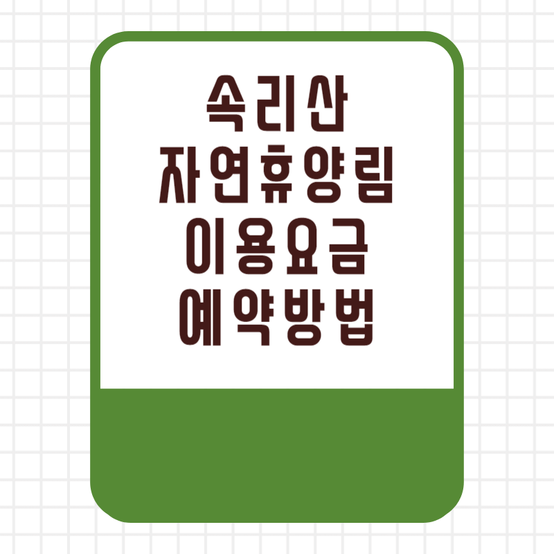 국립 속리산 자연휴양림 이용요금 이용료 할인 선착순 추첨 우선제 예약 방법 사이트